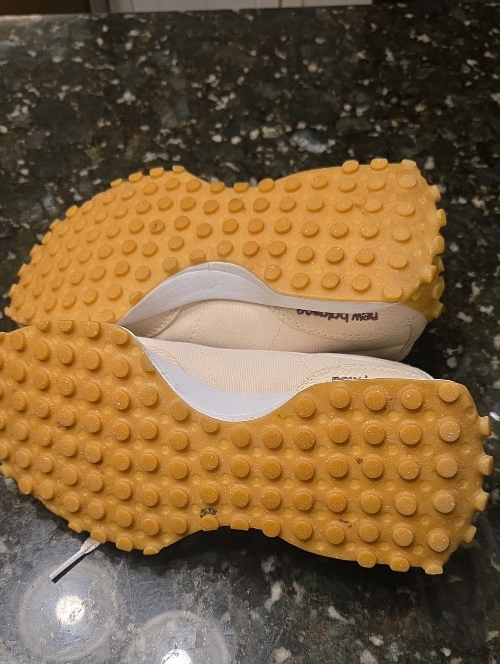 New Balance Beige and Tan Women's Sneakers - Picture 6 of 6